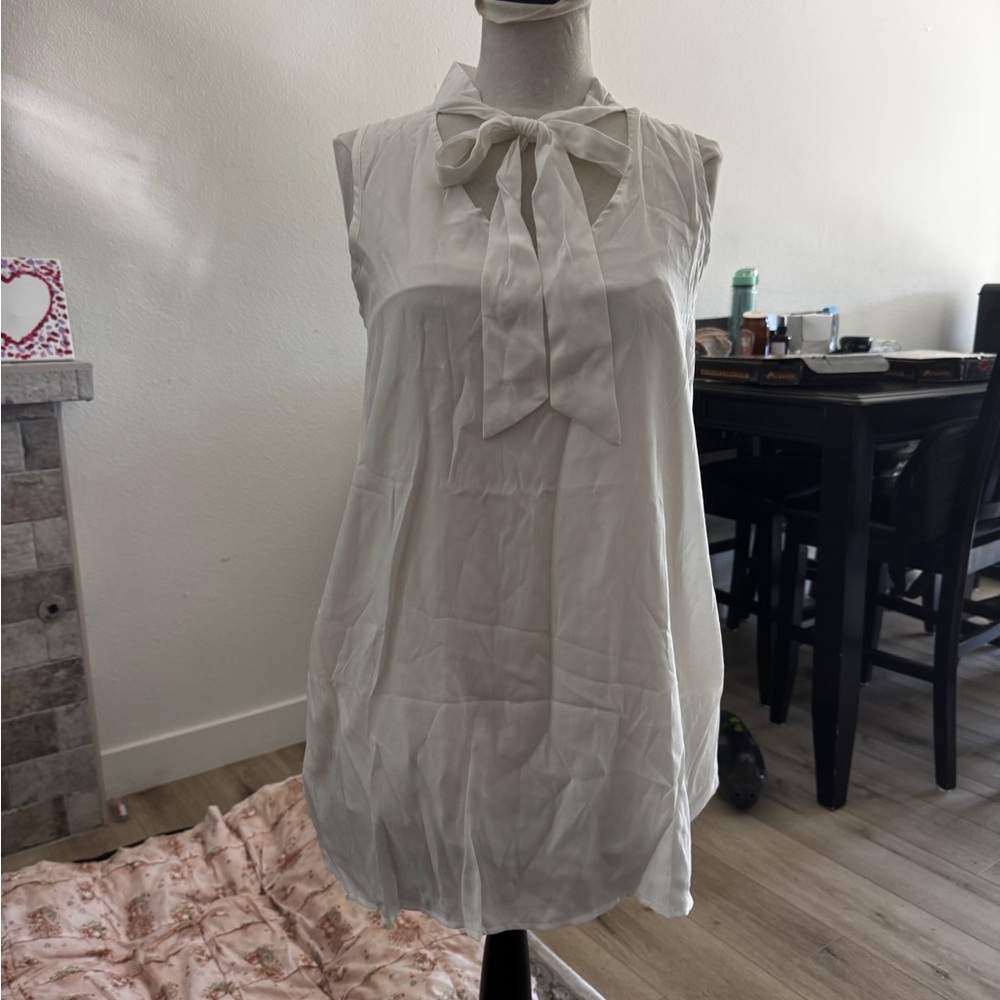 Ellison White Sleeveless Dress
